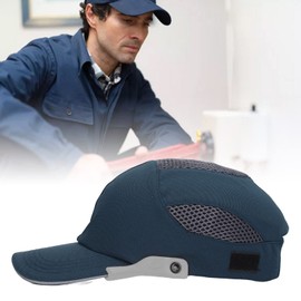 Protective Hat, Comfortable Hard Hat Bump Hat for Working (Blue with Gray Edge)