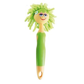 Haug Girlie lime Washing Up & Cleaning Brush Microfibre