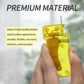 3 Pcs Needle Threaders - Easy Threader Tool Set - Automatic Needle Threader - Self-Thread Guide - Plastic Sewing Accessories - Quick Needle Threading for Hand Stitching and Sewing Machine