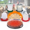 Chicken Water Heater for Winter - 15.35" Poultry Waterer Heated