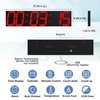 CHKOSDA Digital Wall Clock, Oversize Led Digital Clock Large Display
