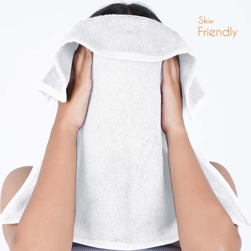 Olivia Rocco Hotel Collection Towels White Grey Hospitality Commercial Towel