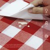 BALCONY & FALCON Rectangular Checkered Tablecloth Waterproof Washable Gingham Reversible