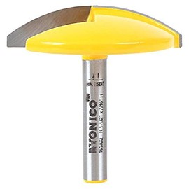 YONICO Horizontal Crown Router Bit 1-1/2-Inch Radius 1/4-Inch Shank 16170q