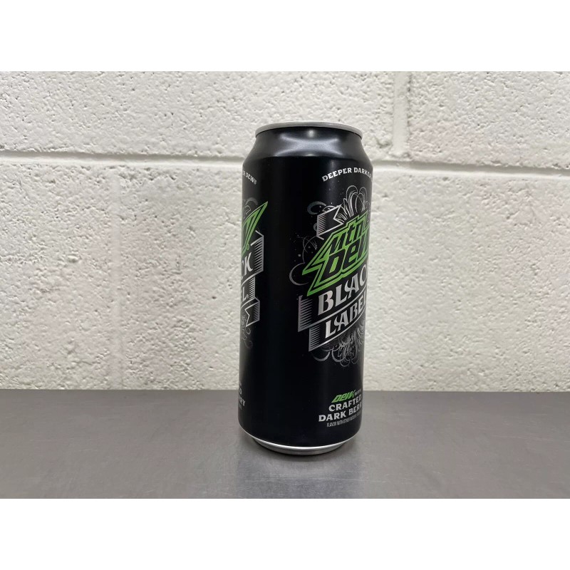 Mountain Dew Black Label - New (Empty - No Liquid)