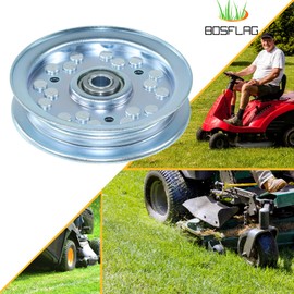 BOSFLAG 033-6001-00 Idler Pulley Replaces Bad Boy 033-6001-00 Pulley, 033 6001 00, 033600100, 033-6001-00-4 3/4 Idler Pulley Bad boy, 033-6001-00 badboy for Bad Boy Maverick, MZ Magnum Tractors