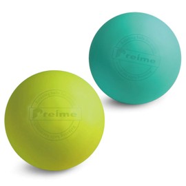 Massage Ball, Stretch Ball, Foam Roller, Trigger Point, Myofascial Release, Shoulder, Back, Waist, Calf, Foot, Full Body Pressure Point Preime (Green/Light Green)