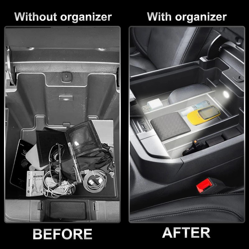 Eamplest Center Console Organizer Compatible With 2019-2022 Gmc Sierra/chevy Si