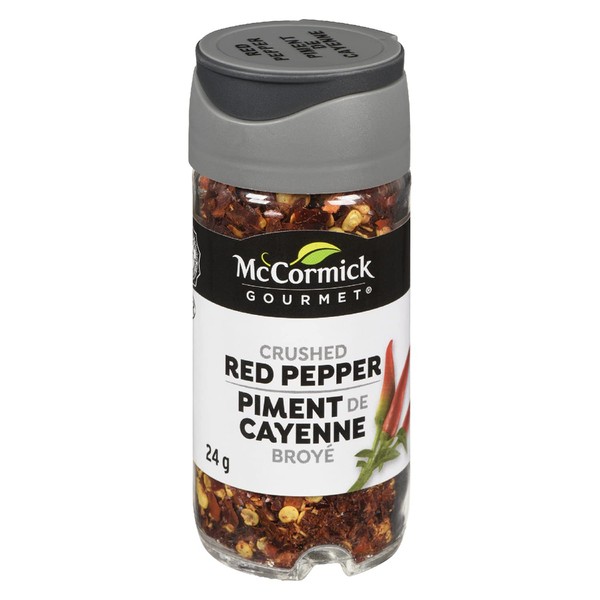 McCormick Gourmet (MCCO3), New Bottle, Premium Quality Natural Herbs & Spices, Crushed Red Pepper, 24g