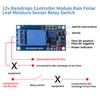 Rain Sensor with Raindrops and Rain Sensor Rain Drops Module