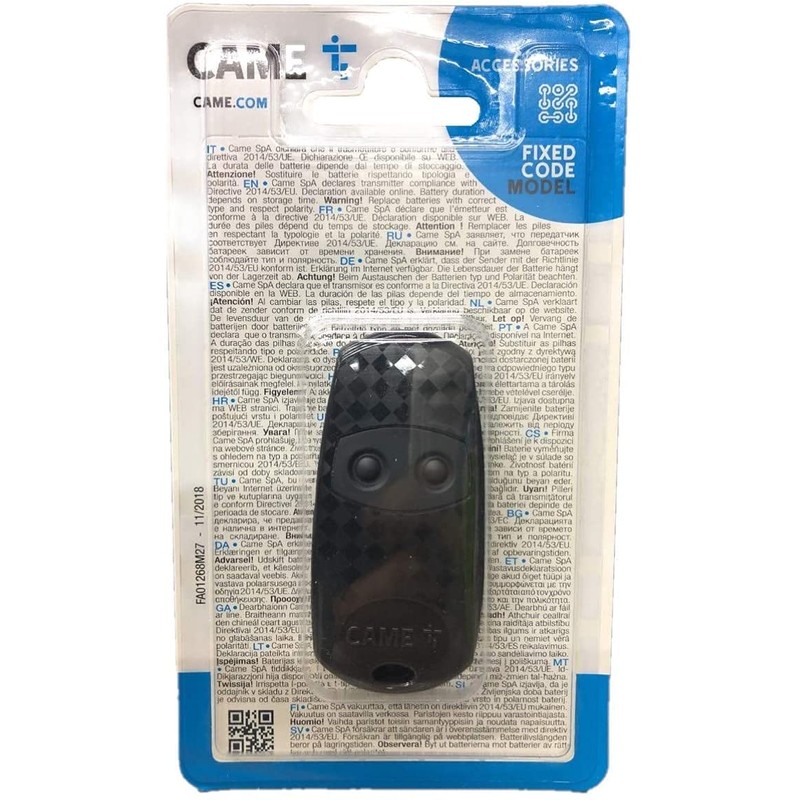 CAME Pack of 5 CAME TOP432EV (ex-432NA) Remotes