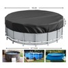 4 Ft Round 210D Waterproof Above Ground Pool Cover with