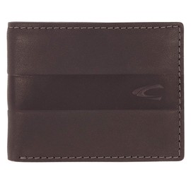 camel active Mali Men's RFID Wallet Small Landscape Format Leather Brown, brown, 000500