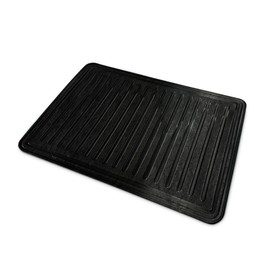 Newark Auto Universal Vinyl Car Floor Mat Heel Pad Protector for Cars, Trucks, Vans, SUVs | Durable, Waterproof Protector | Easy Installation, No Drilling Required (Medium: 9.25” x 13”)