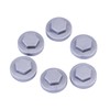 400 Pack Silver Gray Roofing Screw Caps – Durable Plastic