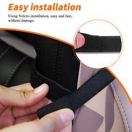 JEYODA Car Hooks for Sport Seats,Car Hooks for Purses and Bags,Car Seat Back Organizer,Car Rear Row Hook,Universal Hidden Multifunctional Headrest Hooks for Car,Home (Black)