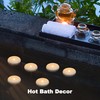 Aignis 24pcs Flameless LED Floating Candles, 120+ Hours Glow Time,