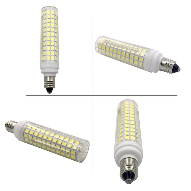 Lxcom Lighting E11 LED Corn Bulb 15W Dimmable Ceramic Candelabra