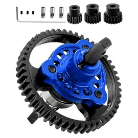 Rcarmumb Hardened Steel 52T Slipper Clutch Eliminator Upgrades Part for Slash 4X4/VXL Stampede 4X4/VXL Rustler 4X4/VXL,52T Spur Gear with Pinions Gears Set (15T 17T 19T) Hops up,#6878,Navy Blue