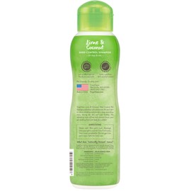TropiClean Dog Shampoo Grooming Supplies - Shed Control Shampoo for Pets - Deshedding Dog & Cat Shampoo - Shedding Control - Derived from Natural Ingredients - Used by Groomers - Lime & Coconut, 355ml