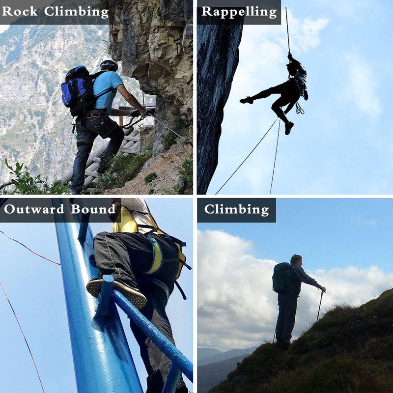 Intra-FIT Climbing Gloves Rope Gloves,Perfect for Rappelling, Rescue, Rock/Tree/Wall/Mountain Climbing,
