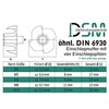 Drive-in Nuts with 4 Drive-In Tips, Galvanised Steel, Choice of
