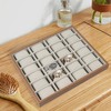 24 Grid Watch Tray Jewelry Organizer Wooden Box Organizer Display