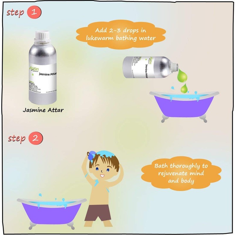 Allin Exporters Jasmine Attar - 100% Pure, Natural & Undiluted