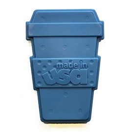 SodaPup - Natural Rubber Coffee Cup Nylon Toy - Chew Toy - For Heavy Chewers - Blue - Dogs and Puppies