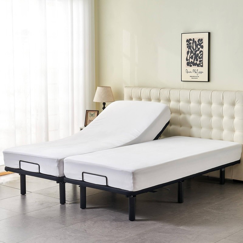 Waterproof Split Queen Mattress Protector for Adjustable Beds 30x80 (2PCs)