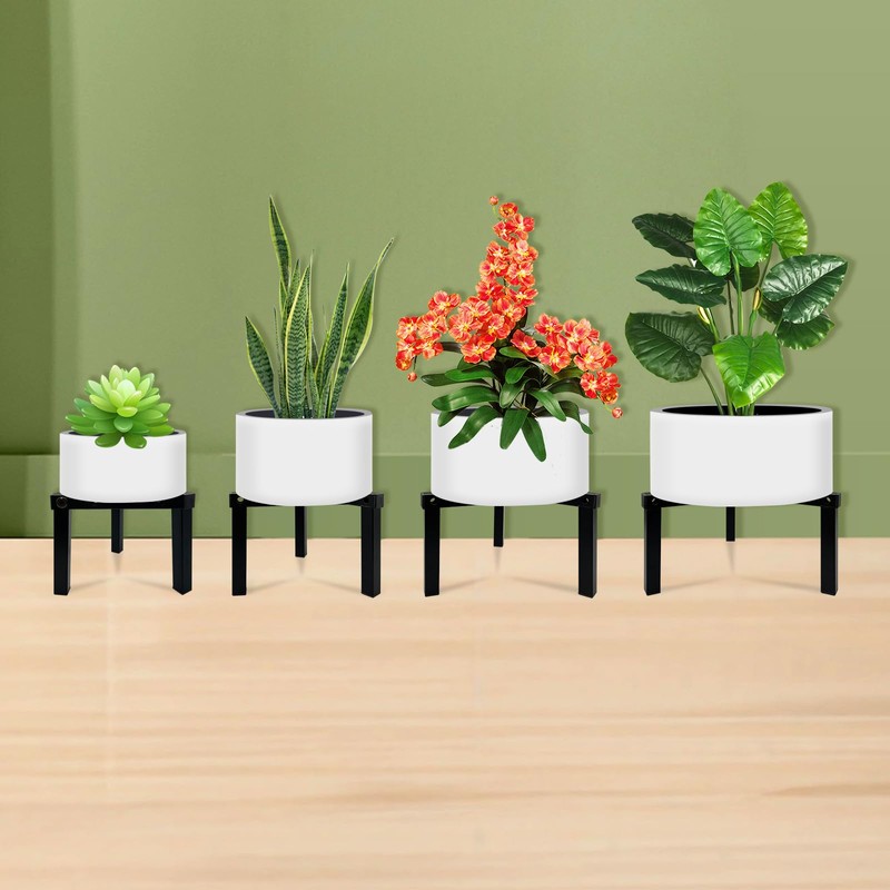 DDPow Three Legs Adjustable Metal Plant Stand for 5"-10" Plant