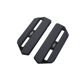 PJMTCUSTOM Rider's Floor Board Foot Pedal Aluminum & Rubber Compatible with 2023 2024 2025 CVO Road Glide ST, Street Glide ST, (Black)