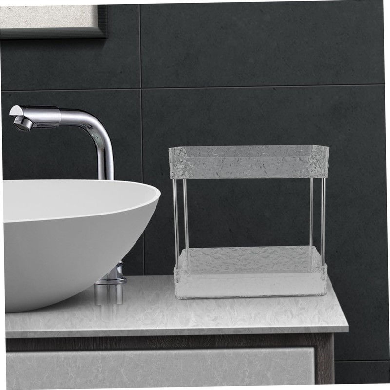 SHOWERORO Bathroom Organizer -Saving Dresser Countertop Storage for Makeup Toiletries