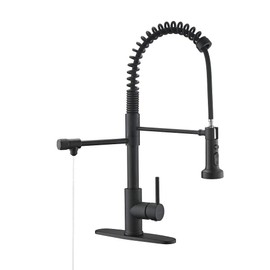 PAKING Drinking Water Faucet, Kitchen Faucet, Kitchen Sink Faucet, Water Filtration Faucet, Sink Faucet, Pull-Down Kitchen Faucets, Bar Water Filter Faucet, Matte Black, Stainless Steel, PB1030