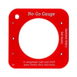 Bankshot Willy's Precision American Billiard Ball Diameter Gauge