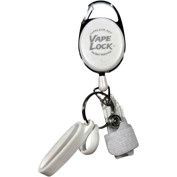 Vapelock Retracting Vape ClipPatent Pending The First Retracting Anti-Loss Device