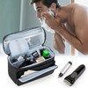 CURMIO Men Grooming Kits Storage Bag, Portable Travel Case for