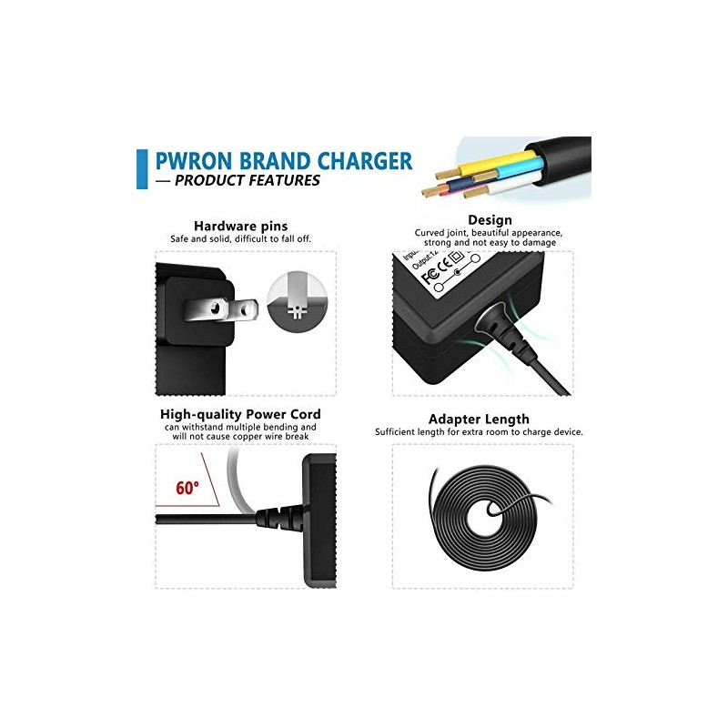 PwrON 6.6 FT 12V AC Adapter for Yamaha Electronic Drum