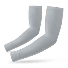 MOUNT TEC Unisex Compression Arm Sleeves for Men & Women UV Protection Elbow Sleeve for Soccer Baseball Golf Outdoor Activitie (Pebble Grey,XS)