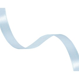 Light Blue Satin Ribbon 3/8 Inches x 25 Yards, Solid Color Fabric Ribbon for Gift Wrapping, Crafts, Hair Bows Making, Wreath, Wedding Party Decoration and Sewing Projects