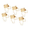 100Pcs Binder Clips Hollow Penguin Shape Sturdy Metal Small Binder
