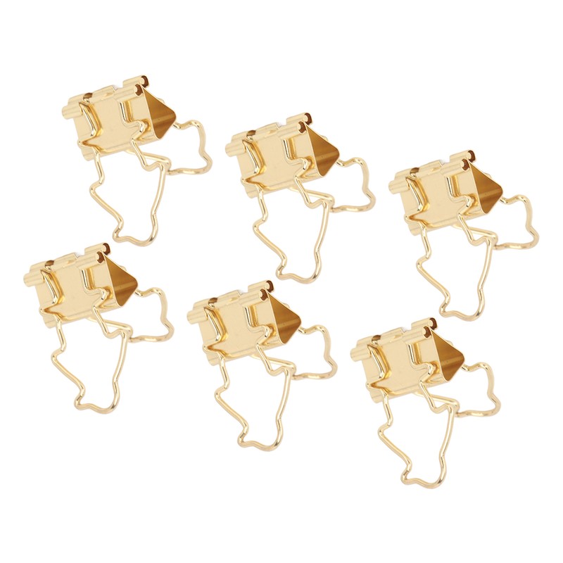 100Pcs Binder Clips Hollow Penguin Shape Sturdy Metal Small Binder