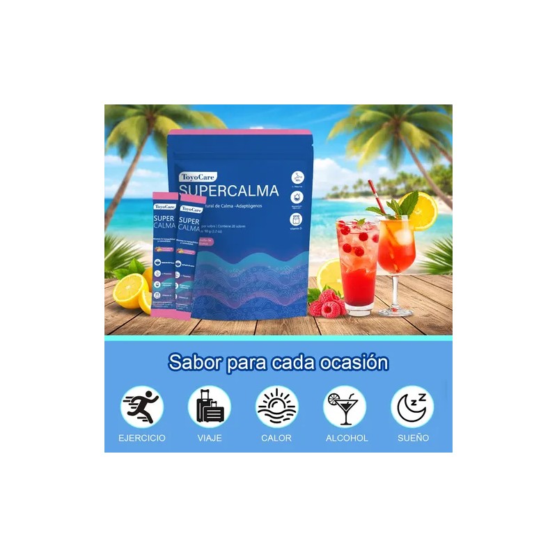 Toyocare Supercalm Bebida En Polvo 2 Paquetes