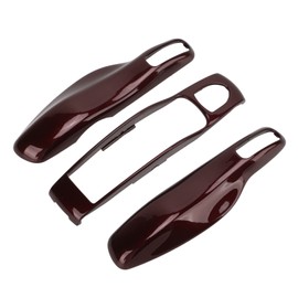 Key Fob Cover Shell Protector Car Modification Replacement for Panamera Cayenne MACAN Boxster Cayman 911 718Redwood