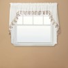 Renaissance Home Fashion Collections Etc Lillian Swag Pair with Macrame