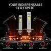 FANTELI H1 LED Bulb Interior Light, 34000LM 800% Brighter 1:1