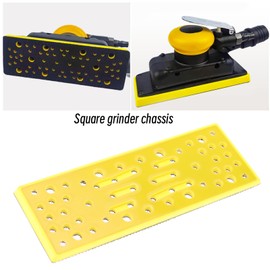 EMSea Backing Pad Compatible with Mirka DEOS 383CV Hook and Loop Sander Sanding Pad Abrasive Tools Replacement Sander Protective Pad 70x198mm