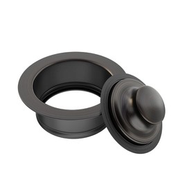 BOTEMY Sink Flange for Garbage Disposal and Stopper Stainless Steel Fit Universal 3-1/2 Inch Standard Drain Openings Kitchen Replacement Accessories (Oil-Rubbed Bronze)