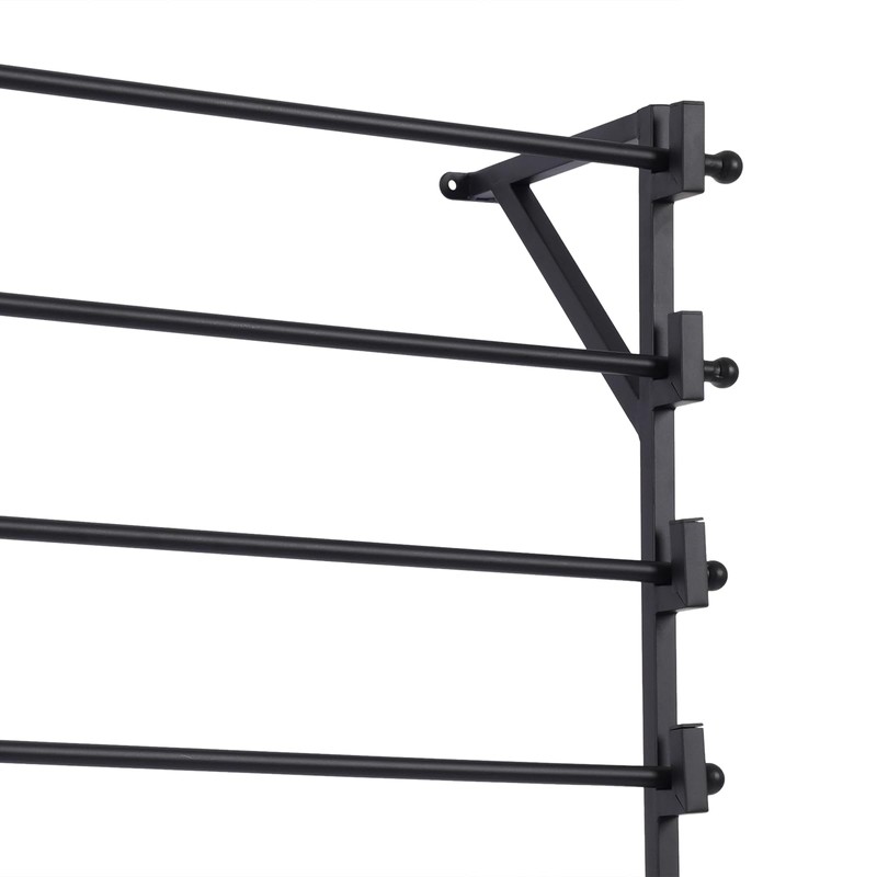 FXEIPOL Wall Mounted Scarf Display Rack 10 Layer Wall Wrapping