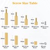 Csdtylh 320Pcs M3 Motherboard Standoffs&Screws&Nuts Kit, Hex Male-Female Brass Spacer